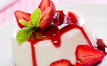 Delicious strawberry dessert